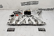 Torker 455 Aluminum 8 Cylinder Intake Manifold AFTER Chrome-Like Metal Polishing and Buffing Services - Aluminum Polishing