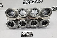 Audi V8 Aluminum Intake Manifold INSIDE RUNNERS PORTION AFTER Chrome-Like Metal Polishing and Buffing Services / Restoration Services - Aluminum Polishing