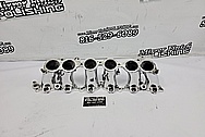 Toyota Supra 2JZ-GTE Aluminum 6 Cylinder Intake Manifold AFTER Chrome-Like Metal Polishing and Buffing Services / Restoration Services - Aluminum Polishing Plus Custom Performance Porting Services - Horsepower Performance Modifications