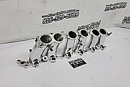 Toyota Supra 2JZ-GTE Aluminum 6 Cylinder Intake Manifold AFTER Chrome-Like Metal Polishing and Buffing Services / Restoration Services - Aluminum Polishing Plus Custom Performance Porting Services - Horsepower Performance Modifications