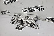 Toyota Supra 2JZ-GTE Aluminum 6 Cylinder Intake Manifold AFTER Chrome-Like Metal Polishing and Buffing Services / Restoration Services - Aluminum Polishing Plus Custom Performance Porting Services - Horsepower Performance Modifications
