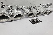 Toyota Supra 2JZ-GTE Aluminum 6 Cylinder Intake Manifold AFTER Chrome-Like Metal Polishing and Buffing Services / Restoration Services - Aluminum Polishing Plus Custom Performance Porting Services - Horsepower Performance Modifications