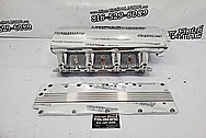 Aluminum 8 Cylinder Intake Manifold Project AFTER Chrome-Like Metal Polishing and Buffing Services / Restoration Services - Aluminum Polishing
