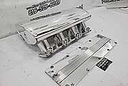 Aluminum 6 Cylinder Intake Manifold AFTER Chrome-Like Metal Polishing and Buffing Services / Restoration Services - Aluminum Polishing