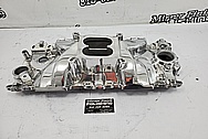 Edelbrock Performer RPM Aluminum 8 Cylinder Intake Manifold Project AFTER Chrome-Like Metal Polishing and Buffing Services / Restoration Services - Aluminum Polishing