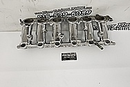 Toyota Supra 2JZ-GTE Aluminum 6 Cylinder Intake Manifold Project AFTER Chrome-Like Metal Polishing and Buffing Services / Restoration Services - Aluminum Polishing
