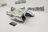 Aluminum 6 Cylinder Intake Manifold Project AFTER Chrome-Like Metal Polishing and Buffing Services / Restoration Services - Aluminum Polishing