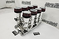 Ingles Aluminum Intake Manifold, Throttle Bodies and Stacks AFTER Chrome-Like Metal Polishing and Buffing Services / Restoration Services - Aluminum Polishing