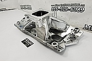 Edelbrock Aluminum Intake Manifold AFTER Chrome-Like Metal Polishing and Buffing Services / Restoration Services - Aluminum Polishing