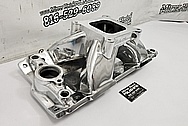 Edelbrock Aluminum Intake Manifold AFTER Chrome-Like Metal Polishing and Buffing Services / Restoration Services - Aluminum Polishing