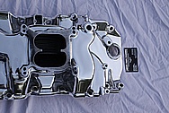 Chevy Corvette 427 Aluminum Intake Manifold AFTER Chrome-Like Metal Polishing and Buffing Services