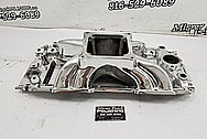 Edelbrock Victor Aluminum V8 Intake Manifold AFTER Chrome-Like Metal Polishing and Buffing Services / Restoration Services - Aluminum Polishing