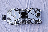 Chevy Corvette 427 Aluminum Intake Manifold AFTER Chrome-Like Metal Polishing and Buffing Services