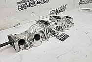 Aluminum Intake Manifold AFTER Chrome-Like Metal Polishing and Buffing Services - Aluminum Polishing Service - Intake Polishing