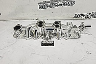 Aluminum Intake Manifold AFTER Chrome-Like Metal Polishing and Buffing Services - Aluminum Polishing Service - Intake Polishing