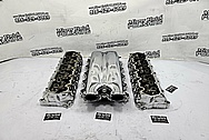 Dodge Viper Aluminum Rough Condition Intake Manifold and Cylinder Head Project AFTER Chrome-Like Metal Polishing and Buffing Services - Shifter Polishing Services