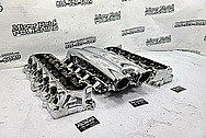 Dodge Viper Aluminum Rough Condition Intake Manifold and Cylinder Head Project AFTER Chrome-Like Metal Polishing and Buffing Services - Shifter Polishing Services