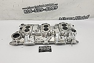 Offenhauser V8 Aluminum Intake Manifold and Cylinder Head Project AFTER Chrome-Like Metal Polishing and Buffing Services - Intake Manifold Polishing Services