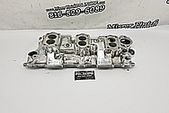 Offenhauser V8 Aluminum Intake Manifold and Cylinder Head Project AFTER Chrome-Like Metal Polishing and Buffing Services - Intake Manifold Polishing Services