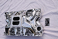 Ford 429 V8 Aluminum Intake Manifold AFTER Chrome-Like Metal Polishing and Buffing Services