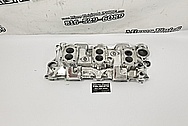 Offenhauser V8 Aluminum Intake Manifold and Cylinder Head Project AFTER Chrome-Like Metal Polishing and Buffing Services - Intake Manifold Polishing Services