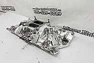 GM Aluminum Rough Condition Intake Manifold AFTER Chrome-Like Metal Polishing and Buffing Services - Intake Polishing Services