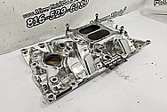 GM Aluminum Rough Condition Intake Manifold AFTER Chrome-Like Metal Polishing and Buffing Services - Intake Polishing Services