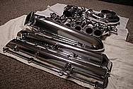 Toyota Supra 2JZGTE Aluminum Intake Manifold AFTER Chrome-Like Metal Polishing and Buffing Services