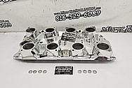 Borla Aluminum Intake Manifold AFTER Chrome-Like Metal Polishing and Buffing Services - Aluminum Polishing - Intake Polishing 