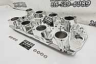 Borla Aluminum Intake Manifold AFTER Chrome-Like Metal Polishing and Buffing Services - Aluminum Polishing - Intake Polishing 