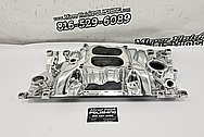 Edelbrock Performer RPM V8 Aluminum Intake Manifold AFTER Chrome-Like Metal Polishing - Aluminum Polishing - Intake Manifold Polishing