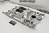 Edelbrock Performer RPM V8 Aluminum Intake Manifold AFTER Chrome-Like Metal Polishing - Aluminum Polishing - Intake Manifold Polishing