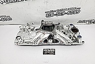 Edelbrock Aluminum V8 Intake Manifold AFTER Chrome-Like Metal Polishing and Buffing Services / Restoration Services - Intake Manifold Polishing 