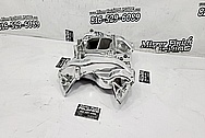 Edelbrock Aluminum V8 Intake Manifold AFTER Chrome-Like Metal Polishing and Buffing Services / Restoration Services - Intake Manifold Polishing