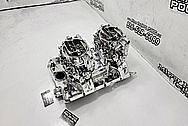 Edelbrock Aluminum Intake Manifold Project AFTER Chrome-Like Metal Polishing and Buffing Services / Restoration Services - Aluminum Polishing - Intake Manifold Polishing