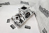 Edelbrock Aluminum Intake Manifold AFTER Chrome-Like Metal Polishing and Buffing Services / Restoration Services - Aluminum Polishing - Intake Manifold Polishing