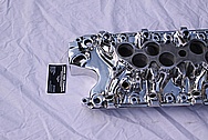 Aluminum V8 Intake Manifold AFTER Chrome-Like Metal Polishing and Buffing Services