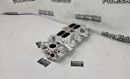 Edelbrock Aluminum Intake Manifold AFTER Chrome-Like Metal Polishing and Buffing Services / Restoration Services - Aluminum Polishing - Intake Polishing