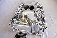 Hemi V8 426 Aluminum Intake Manifold AFTER Chrome-Like Metal Polishing and Buffing Services