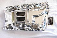Hemi V8 426 Aluminum Intake Manifold AFTER Chrome-Like Metal Polishing and Buffing Services
