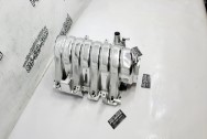 Dodge Hemi Aluminum Intake Manifold AFTER Chrome-Like Metal Polishing - Aluminum Polishing - Intake Manifold Polishing Service