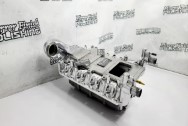 Ford GT500 Aluminum Intake Manifold Project AFTER Chrome-Like Metal Polishing - Aluminum Polishing - Intake Manifold Polishing Service