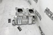 Weiand Aluminum Intake Manifold AFTER Chrome-Like Metal Polishing - Aluminum Polishing - Intake Manifold Polishing Services