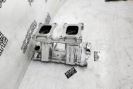 Weiand Aluminum Intake Manifold AFTER Chrome-Like Metal Polishing - Aluminum Polishing - Intake Manifold Polishing Services