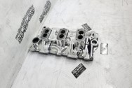 Offenhauser Aluminum Intake Manifold AFTER Chrome-Like Metal Polishing and Buffing Services / Restoration Services - Intake Manifold Polishing