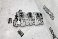 Offenhauser Aluminum Intake Manifold AFTER Chrome-Like Metal Polishing and Buffing Services / Restoration Services - Intake Manifold Polishing