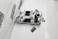 Edelborck Aluminum Intake Manifold AFTER Chrome-Like Metal Polishing and Buffing Services / Restoration Services - Intake Manifold Polishing 