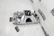 Reher Morrison Edelbrock Aluminum Intake Manifold AFTER Chrome-Like Metal Polishing and Buffing Services / Restoration Services - Aluminum Polishing - Intake Manifold Polishing