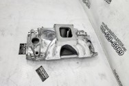 Edelbrock Aluminum Intake Manifold AFTER Chrome-Like Metal Polishing and Buffing Services / Restoration Services - Aluminum Polishing - Intake Manifold Polishing