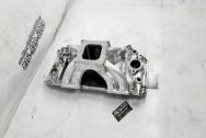 Edelbrock Aluminum Intake Manifold AFTER Chrome-Like Metal Polishing and Buffing Services / Restoration Services - Aluminum Polishing - Intake Manifold Polishing